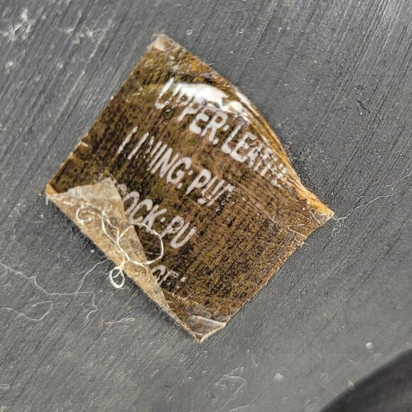 Urban Outfitters Ecote Joey Black Suede Side Zip Stack Heeled Ankle Boot 8 - Picture 8 of 13